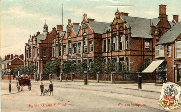 Wolverhampton Higher Grade School, attended by Douglas Morris Harris in his youth.